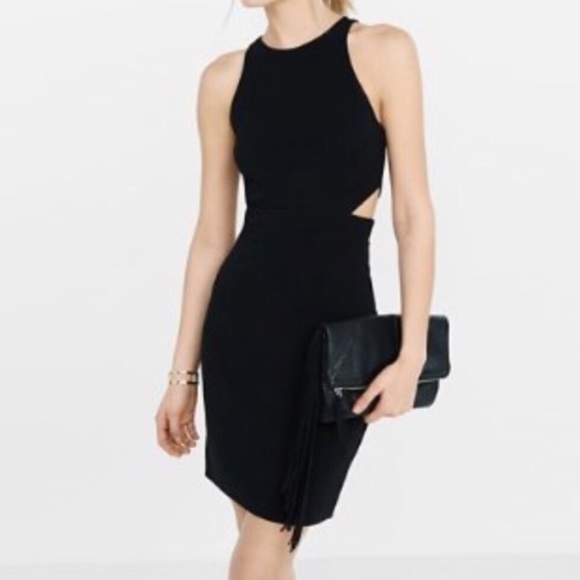 Express Dresses & Skirts - Express | NWOT Ribbed Black Dress